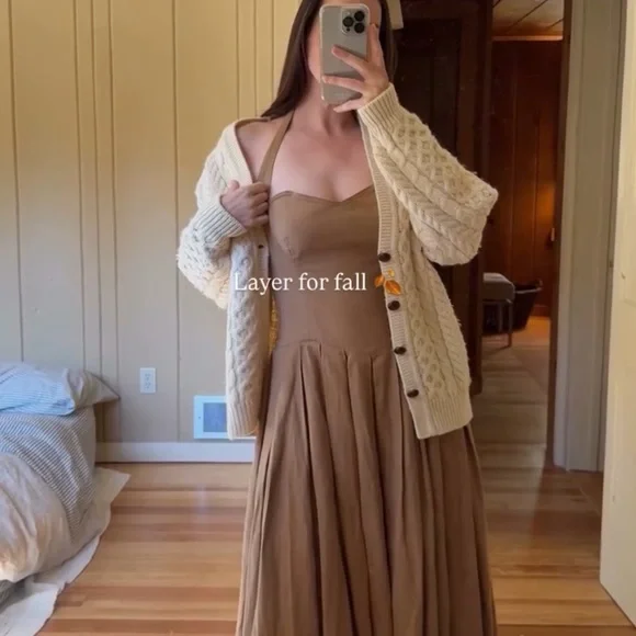 VINTAGE EMU Halter Dress - Picture 4 of 5